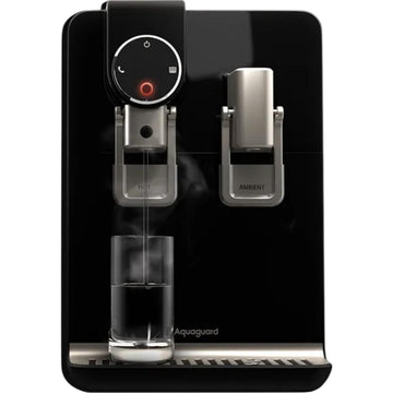 Eureka Forbes 5.6 L Aquaguard Blaze Insta WS RO+UV HOT & AMB Dual Stainless Steel Tank Child Lock with 9 Stage Purification Dual Dispense Technology Copper Water Purifier (Black)